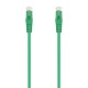 AISENS Cable de Red Latiguillo RJ45 LSZH Cat.6A 500 Mhz UTP AWG24, Verde, 25CM